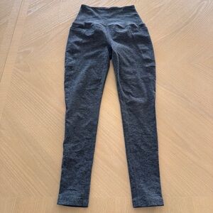 Beyond Yoga Charcoal High-Rise Leggings w/Side Pockets